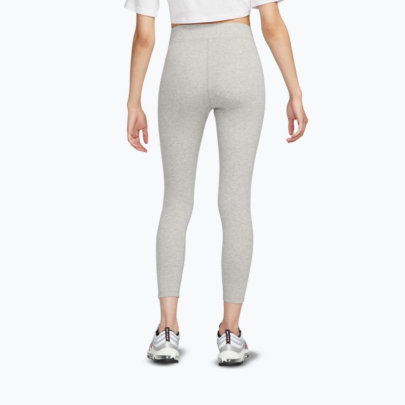 Damen-Leggings Nike Sportswear Classic dark grey heather/sail 3