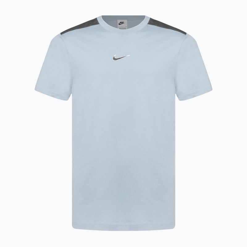 Herren Nike Sportswear Grafik helles Panzerwappenblau/Eisengrau T-shirt