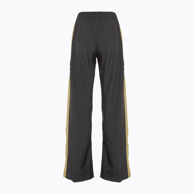 Nike Sportswear Woven High-Waisted Damenhose dunkelgrau/rauchgrau/saturn gold/weiß 2