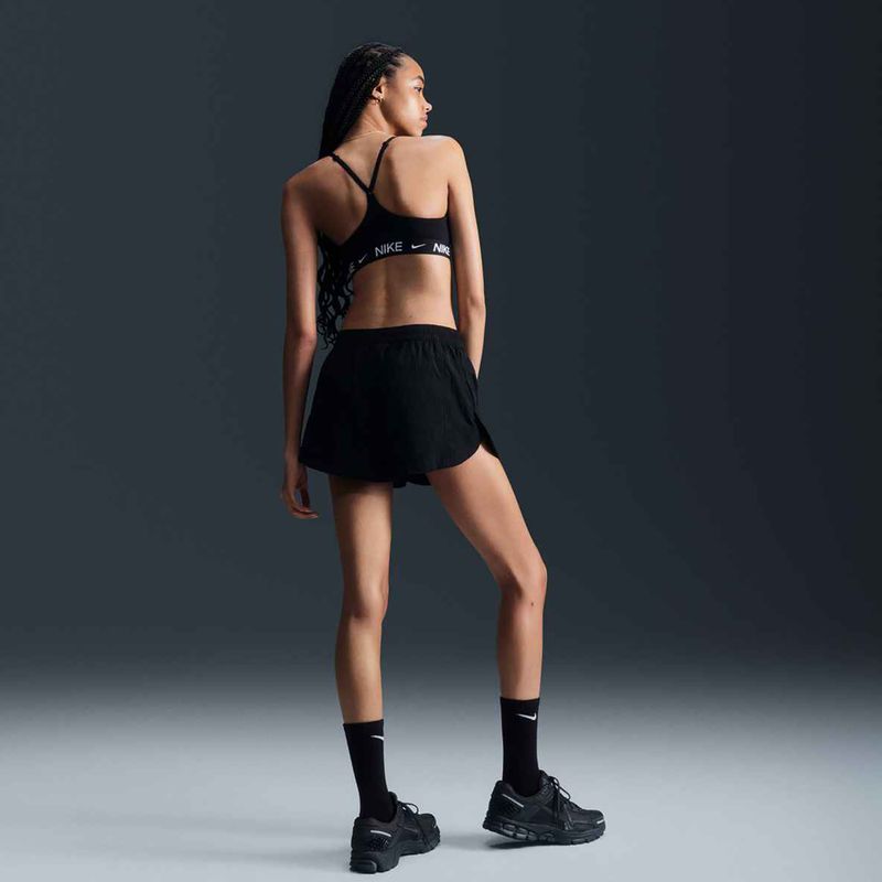 Nike Dri-Fit Indy Light Support Trainings-BH schwarz/schwarz/weiß 3