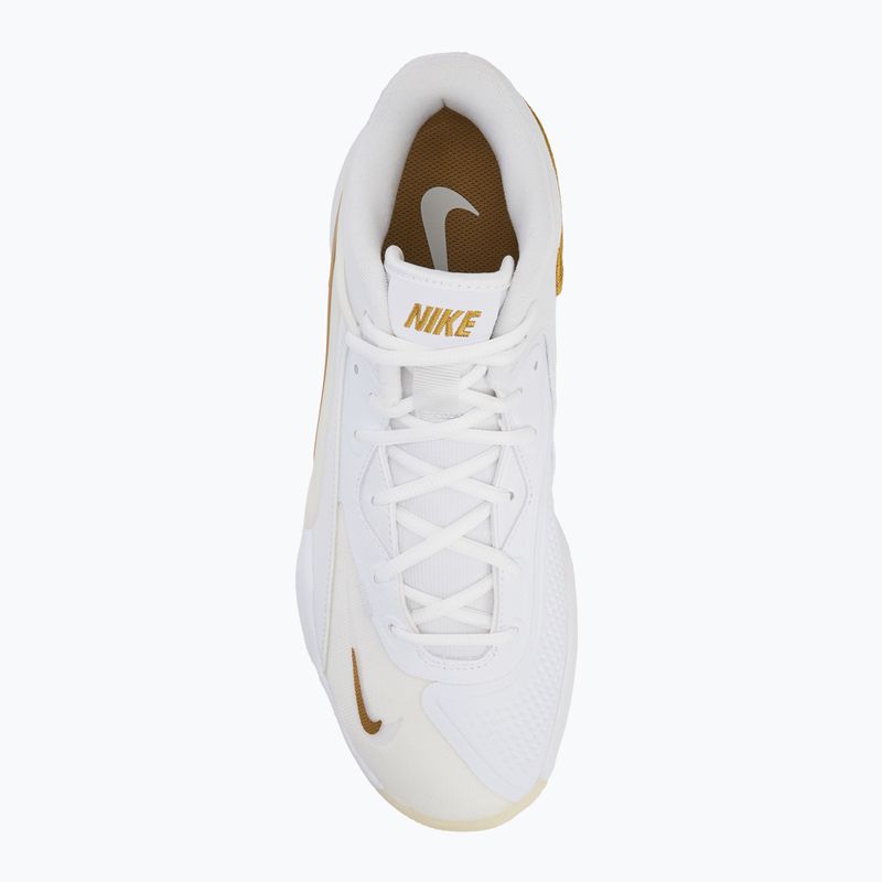 Nike React Hyperset 2 Schuhe weiß/weiß/metallic gold 5
