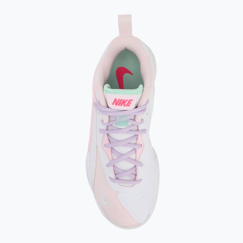 Volleyballschuhe Nike Hyperset 2 SE white/hyper pink/mint foam/violet mist/pink foam 5