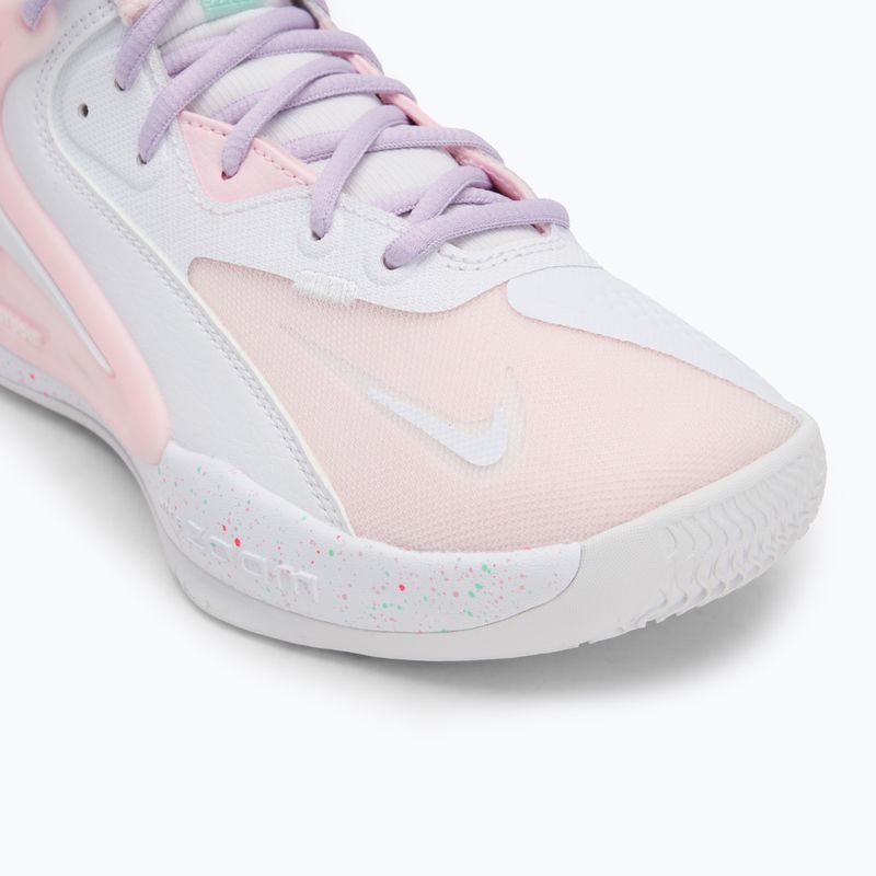 Volleyballschuhe Nike Hyperset 2 SE white/hyper pink/mint foam/violet mist/pink foam 7