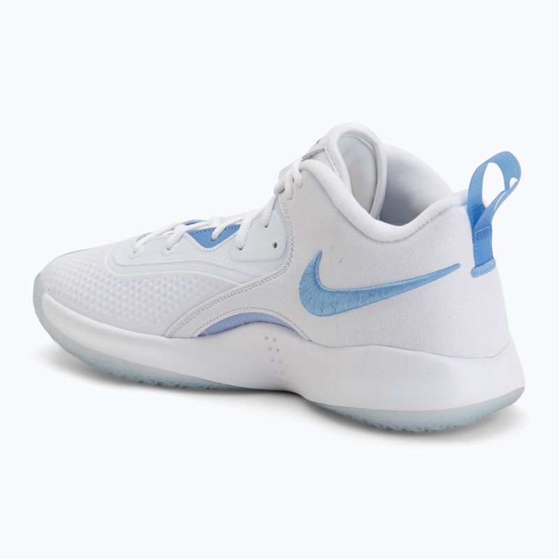 Nike React Hyperset 2 Volleyballschuhe weiß/weiß/valor blau 3