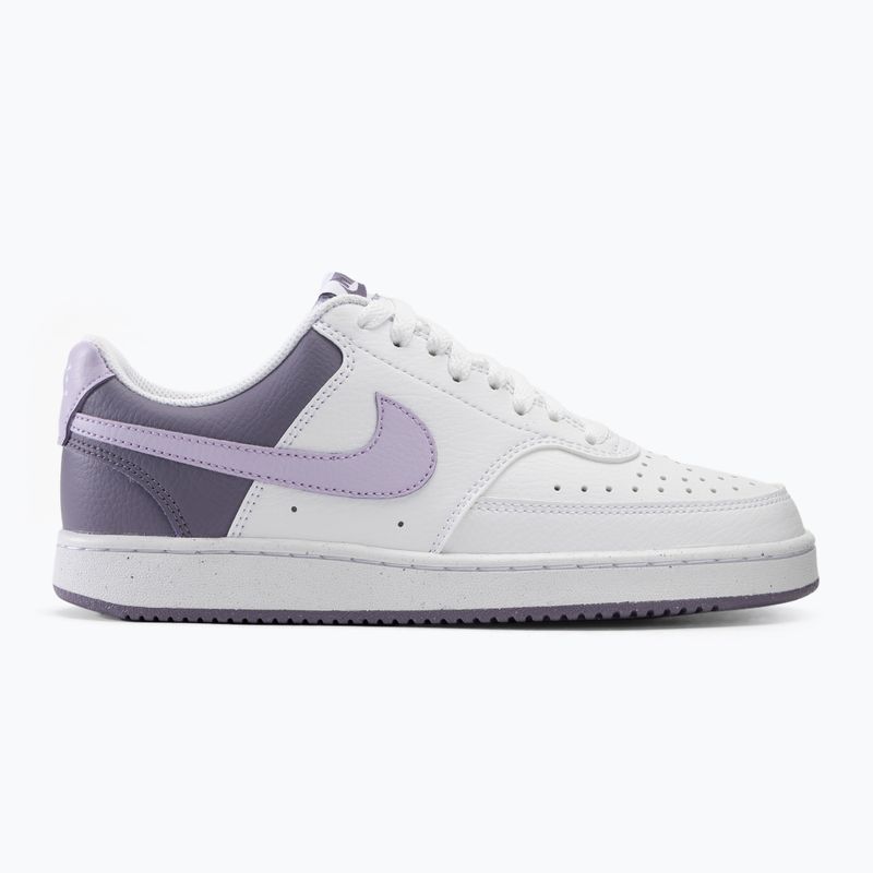 Nike Court Vision Low Damen Schuhe Weiß/Lila Blüte/Daybreak 2