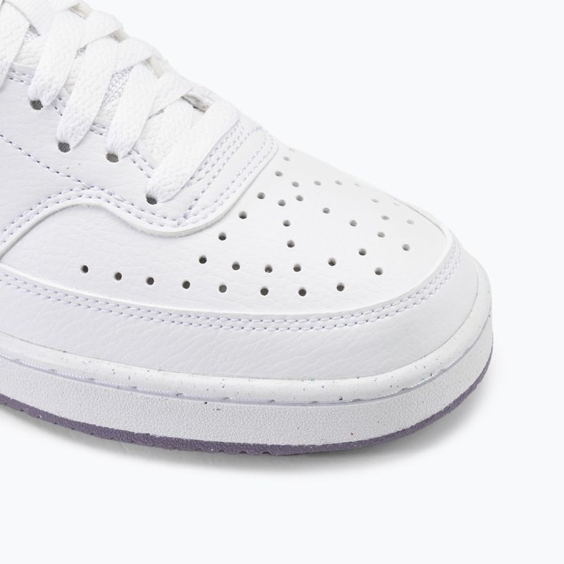 Nike Court Vision Low Damen Schuhe Weiß/Lila Blüte/Daybreak 7