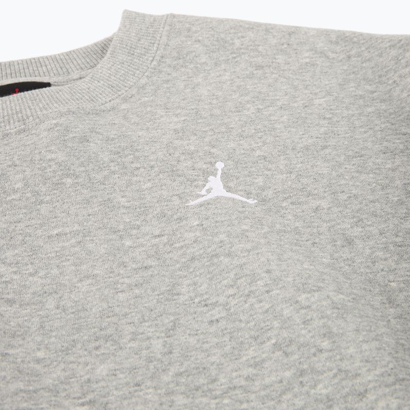 Damenpullover Jordan Brooklyn Fleece dark grey heather/white 9
