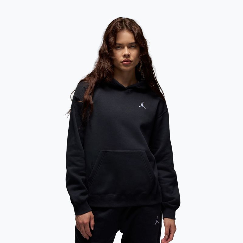 Damen Sweatshirt Nike Jordan Brooklyn Fleece Hoodie black/white