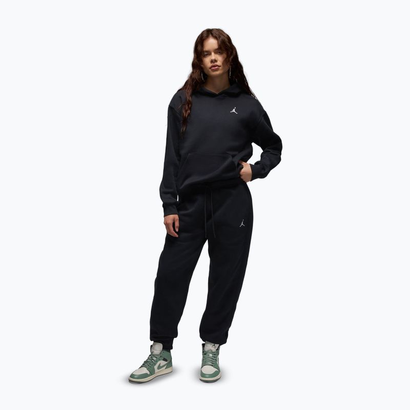 Damenpullover Jordan Brooklyn Fleece Hoodie black/white 2