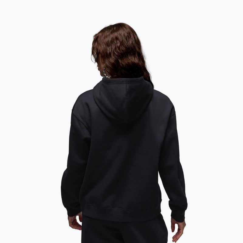 Damenpullover Jordan Brooklyn Fleece Hoodie black/white 3