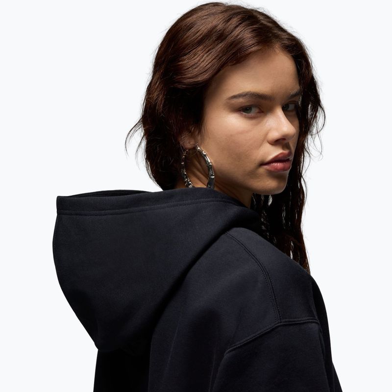 Damen Sweatshirt Nike Jordan Brooklyn Fleece Hoodie black/white 5