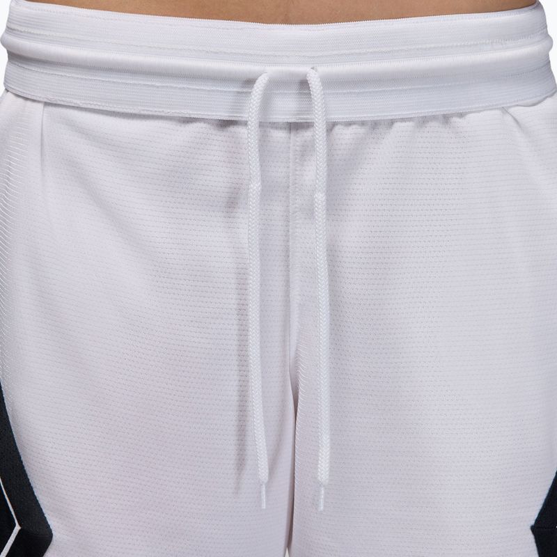Damen-Basketballshorts Jordan Sport Diamond 4" white/black/black/white 5