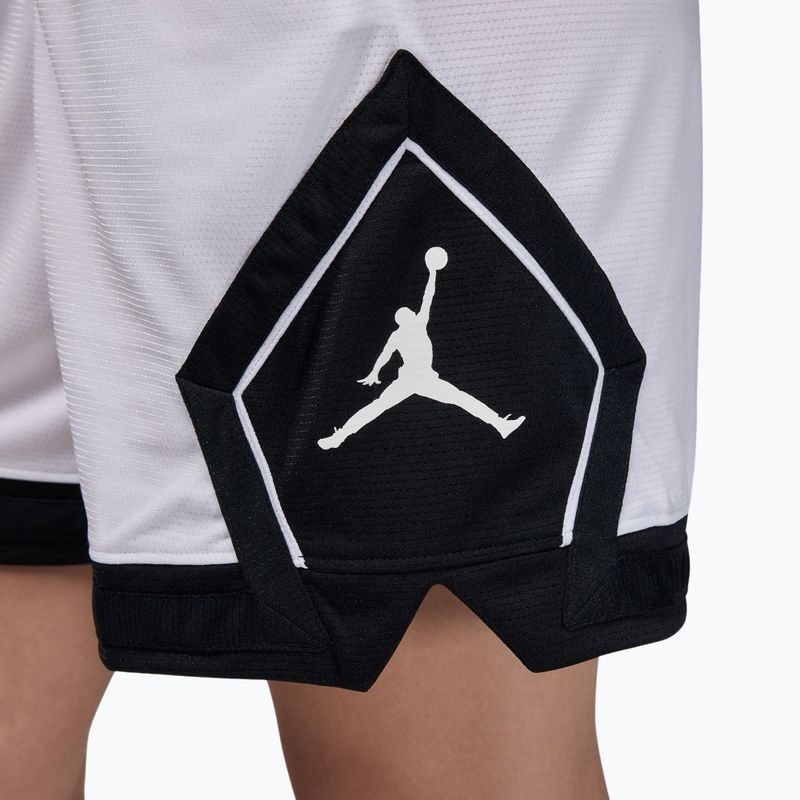 Damen-Basketballshorts Nike Jordan Sport Diamond 4" white/black/black/white 7