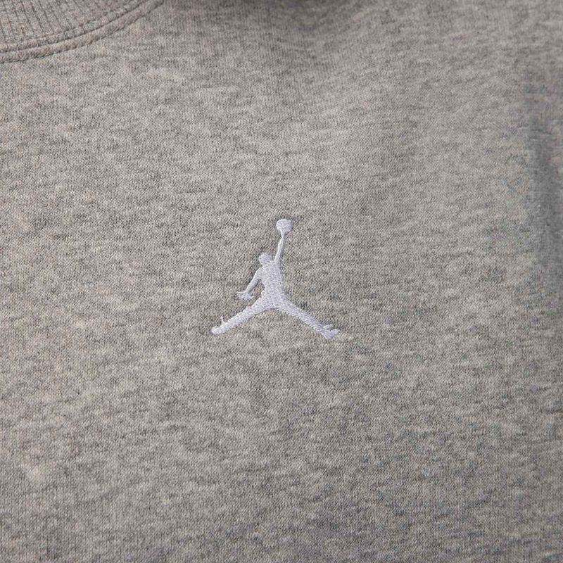 Damenpullover Jordan Brooklyn Fleece dark grey heather/white 5