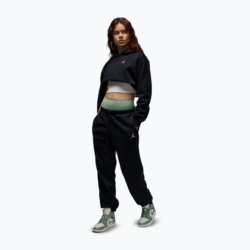 Spodnie damskie Nike Jordan Brooklyn Fleece black/white 2