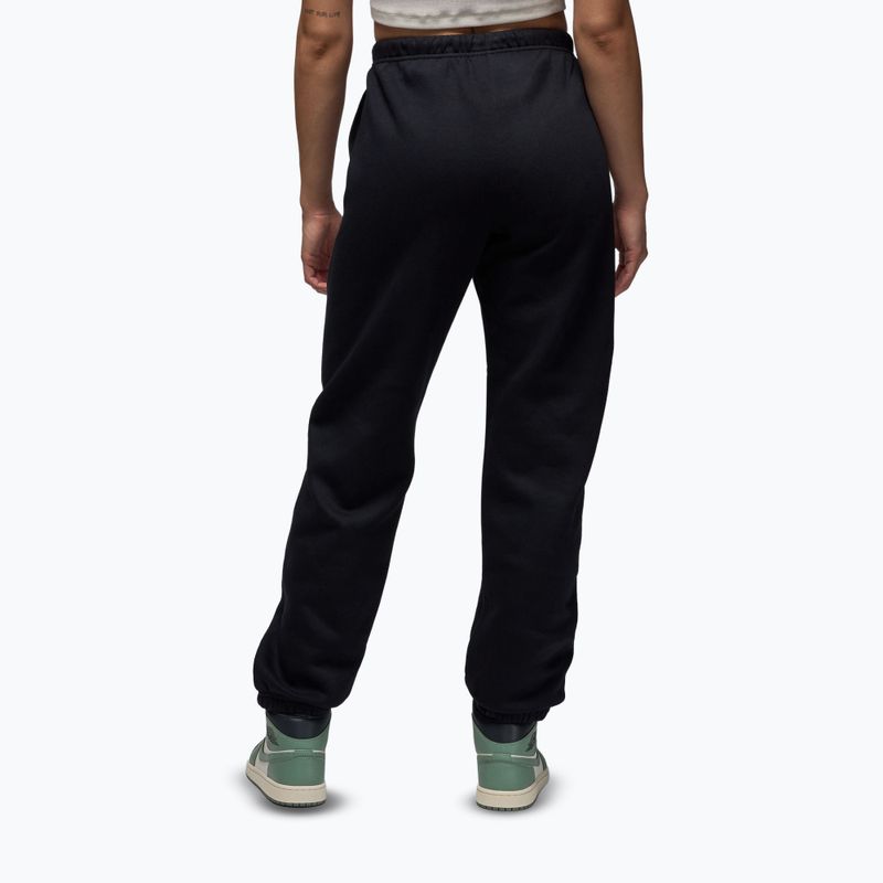 Spodnie damskie Nike Jordan Brooklyn Fleece black/white 3