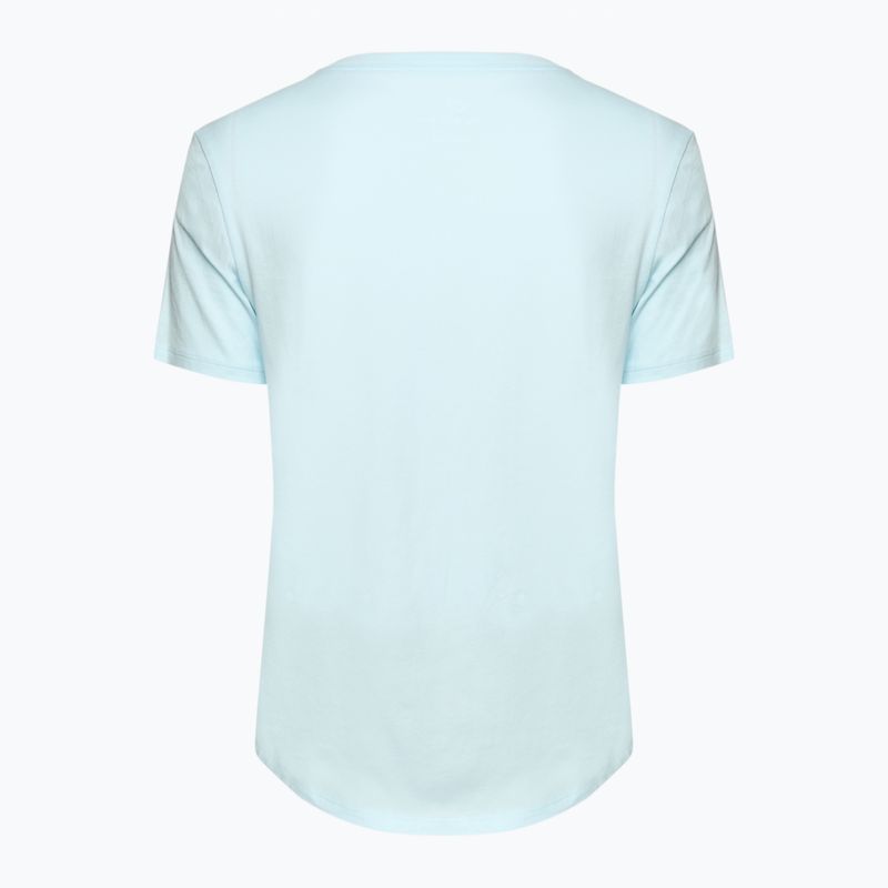 Nike Sportswear Club Essentials Damen-T-Shirt Gletscher Blau/Weiß 2