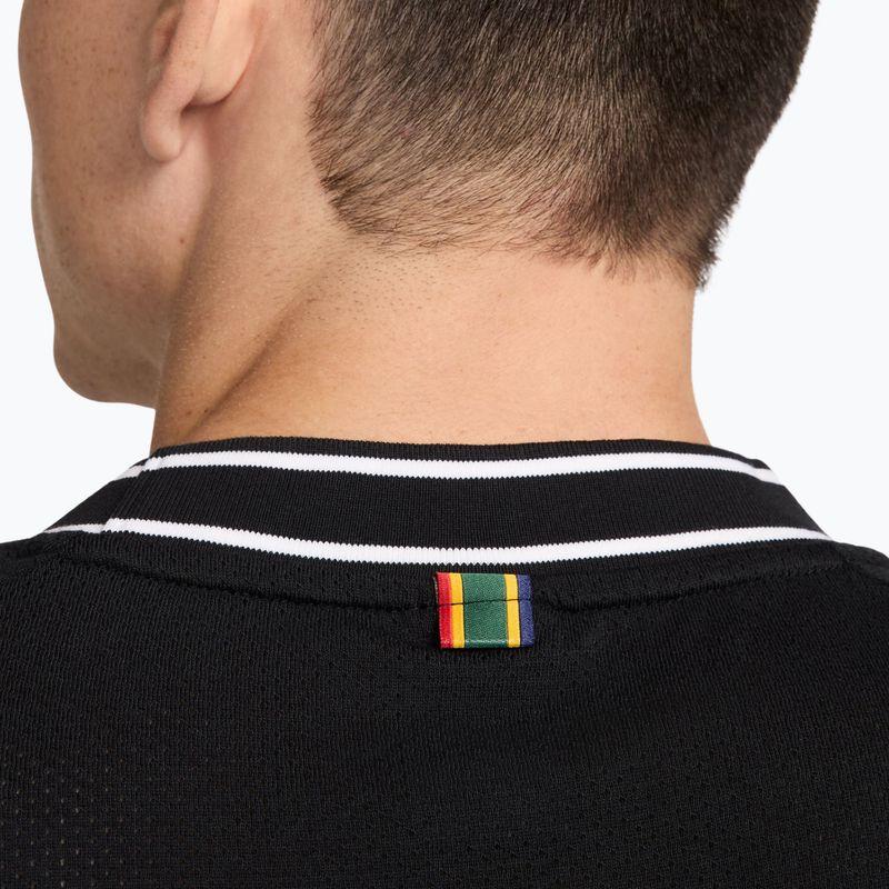 Tennisshirt Herren Nike Court Heritage black/white 5