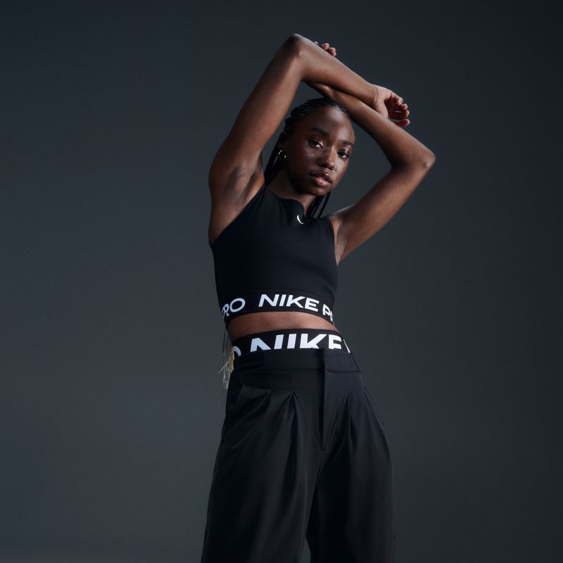Trainings Tank Top Damen Nike Pro Dri-Fit black/white 9