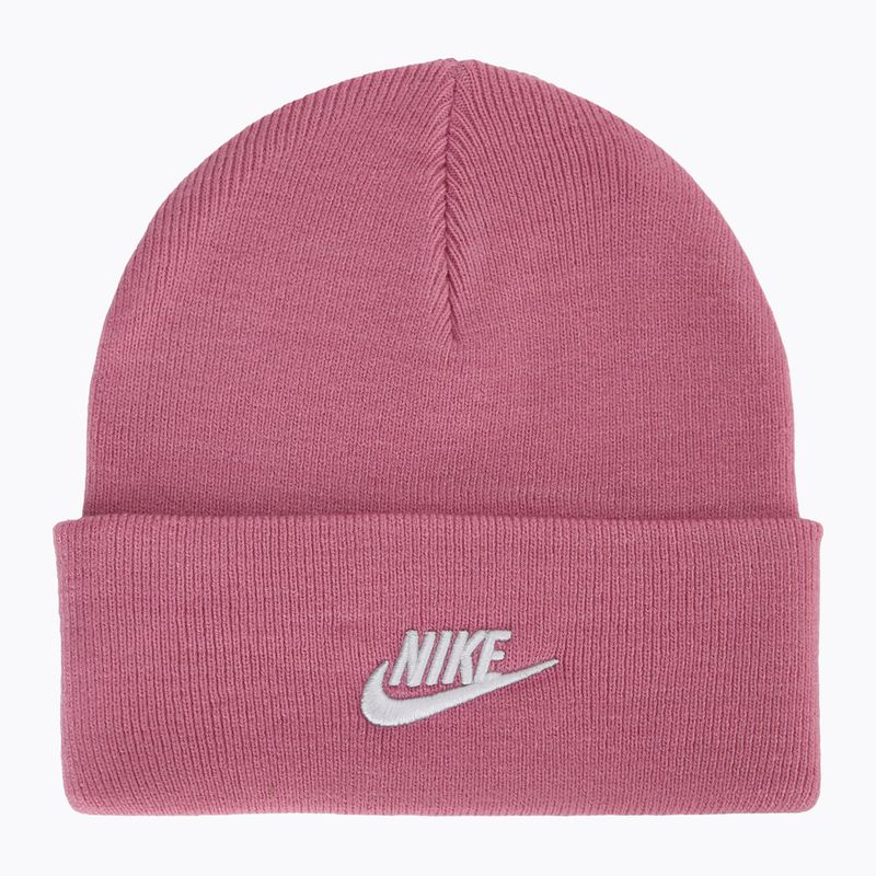 Nike Peak Magic Flamingo/Weiß Kinder-Wintermütze