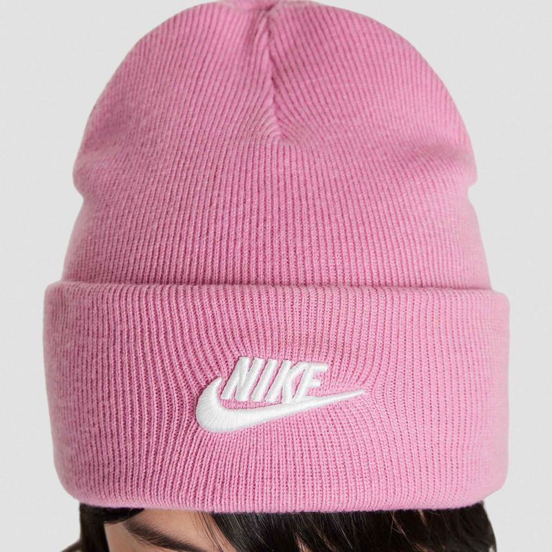 Nike Peak Magic Flamingo/Weiß Kinder-Wintermütze 4