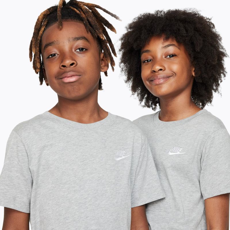 Kinder-Shirt Nike Sportswear dark grey heather 4