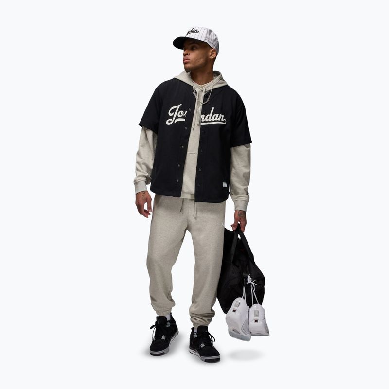 Herren Sweatshirt Nike Sport Crossover Dri-Fit grey heather/white 2