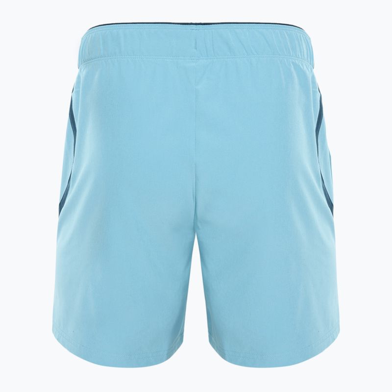Tennis Shorts Herren Nike Court Advantage Dri-FIT 7" denim turquoise/ armory navy/ white 2