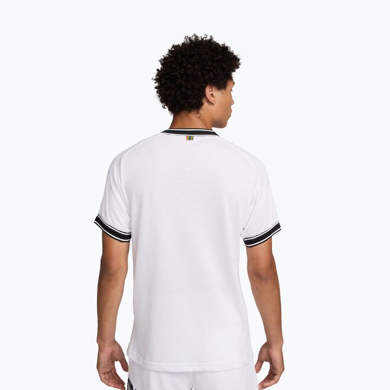 Tennisshirt Herren Nike Court Heritage white/black 3