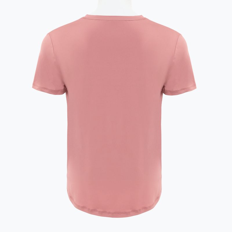 Nike One Classic Dri-Fit Damen-T-Shirt Canyon Pink/Schwarz 2