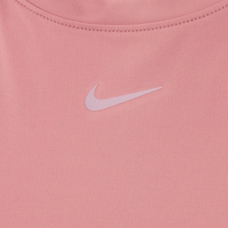 Nike One Classic Dri-Fit Damen-T-Shirt Canyon Pink/Schwarz 3