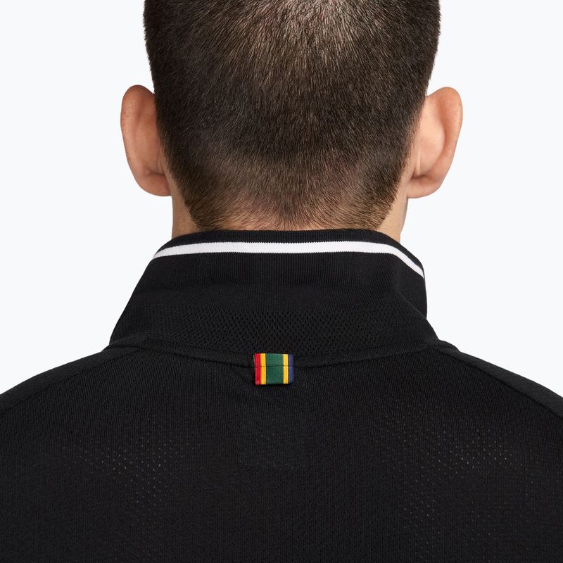 Herren Tennis-Poloshirt Nike Court Heritage Polo schwarz/weiss 5