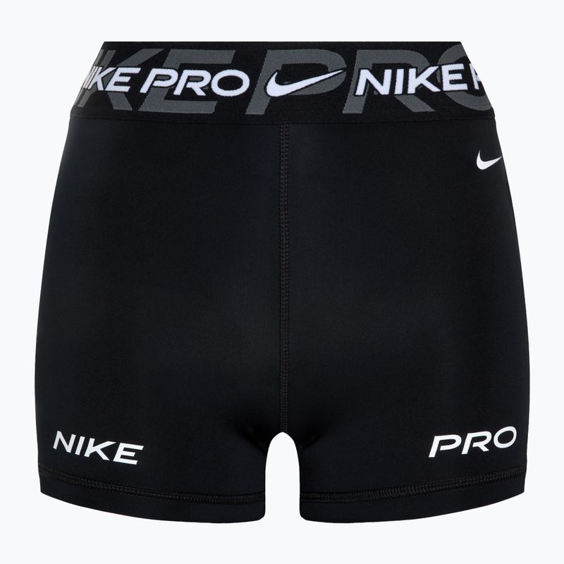 Trainings Shorts Damen Nike Pro Mid Rise 3" black/iron grey/white/white