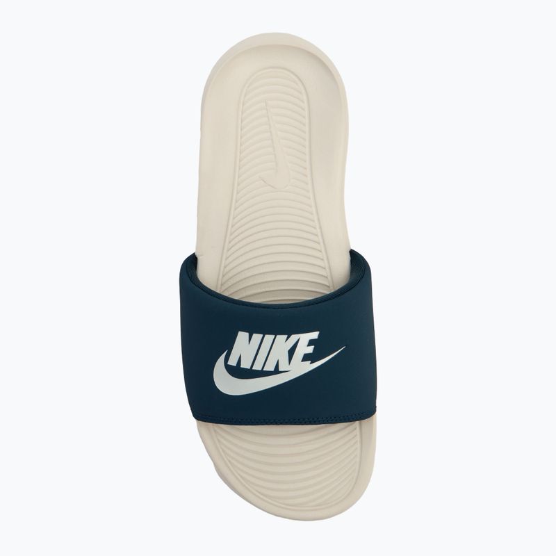 Schlappen Badeschuhe Herren Nike Victori One Slide armory navy / light orewood brown / sail 5