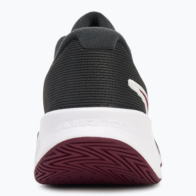 Tennisschuhe Herren Nike GP Challenge Pro dark smoke grey/ black/ photon dust/ sangria 6