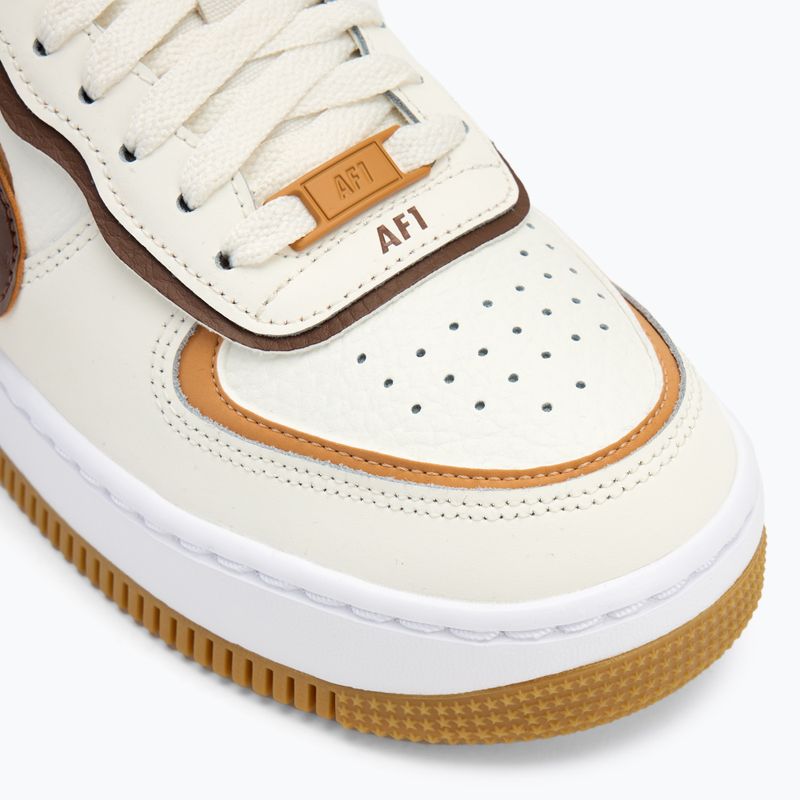 Nike Air Force 1 Shadow Damen Schuhe sail/flax/sesame/braun 7