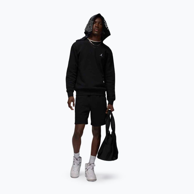 Herrenpullover Jordan Brooklyn Fleece Crew black/white 2