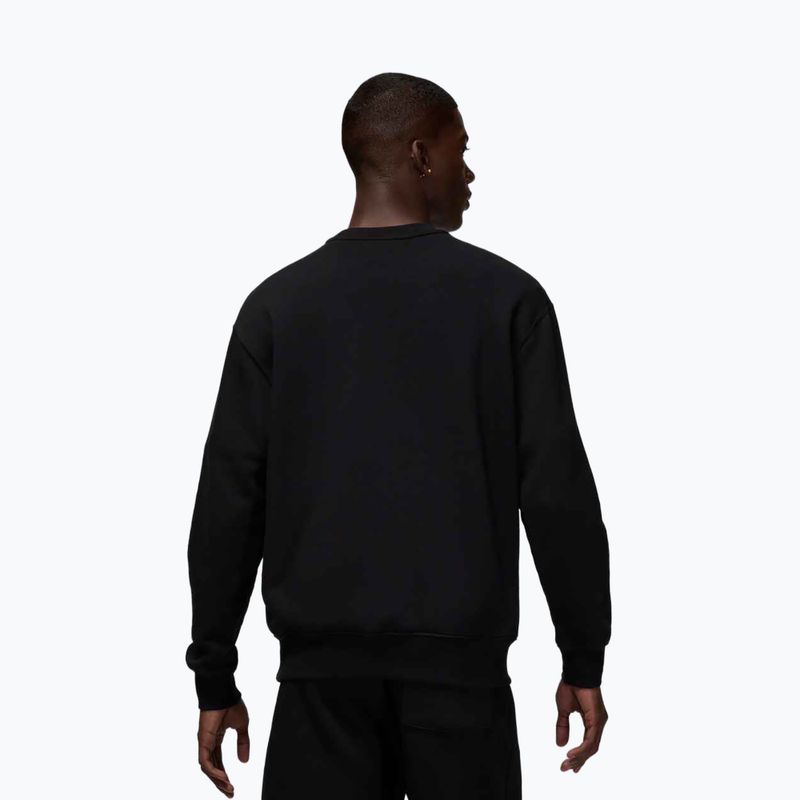 Herrenpullover Jordan Brooklyn Fleece Crew black/white 3