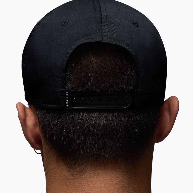 Basecap  Jordan Rise Structured Curved-Bill black/white 12