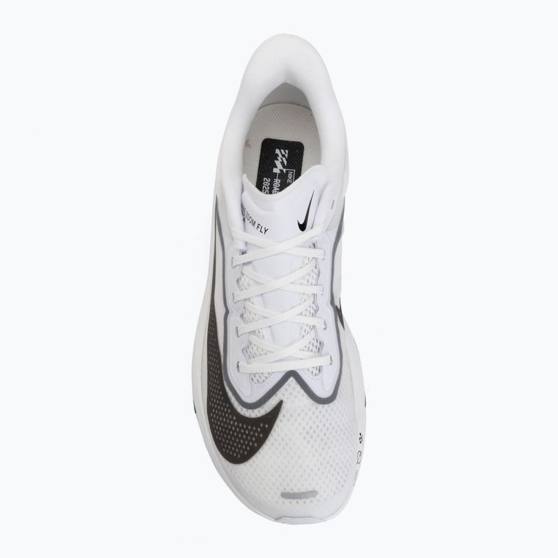 Herren-Laufschuhe Nike Zoom Fly 6 white/smoke grey/metallic silver/black 5
