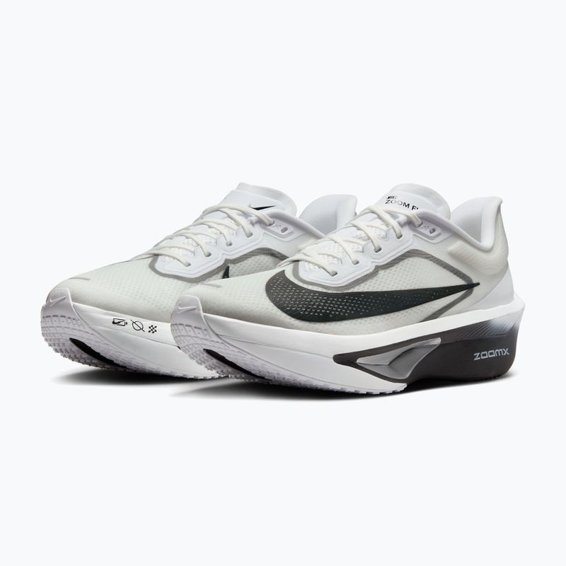Herren-Laufschuhe Nike Zoom Fly 6 white/smoke grey/metallic silver/black 3