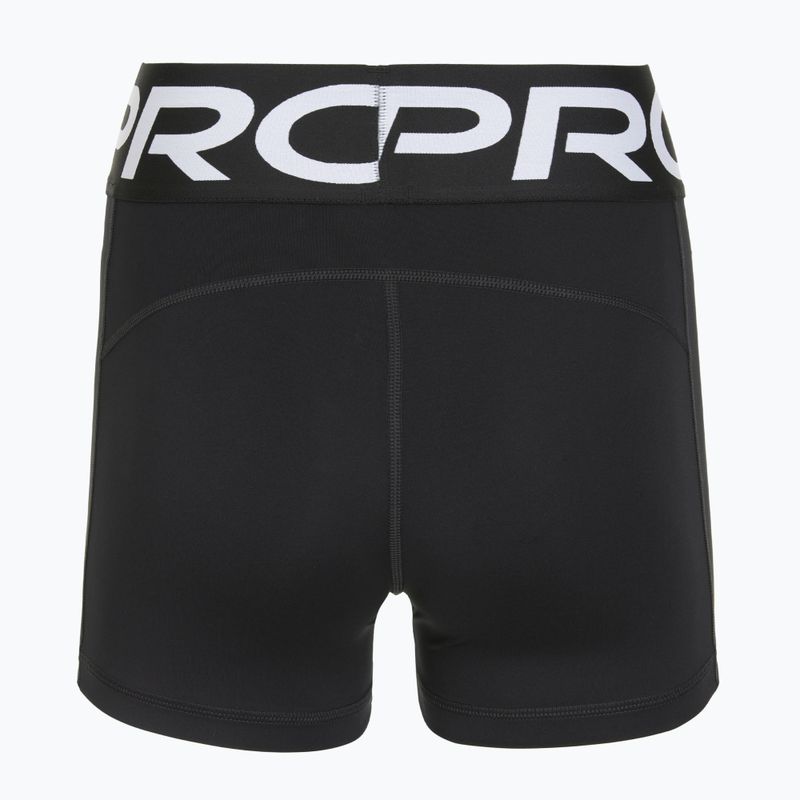 Damen-Shorts Nike Pro Sculpt High Waisted 3" Biker schwarz/weiß 7