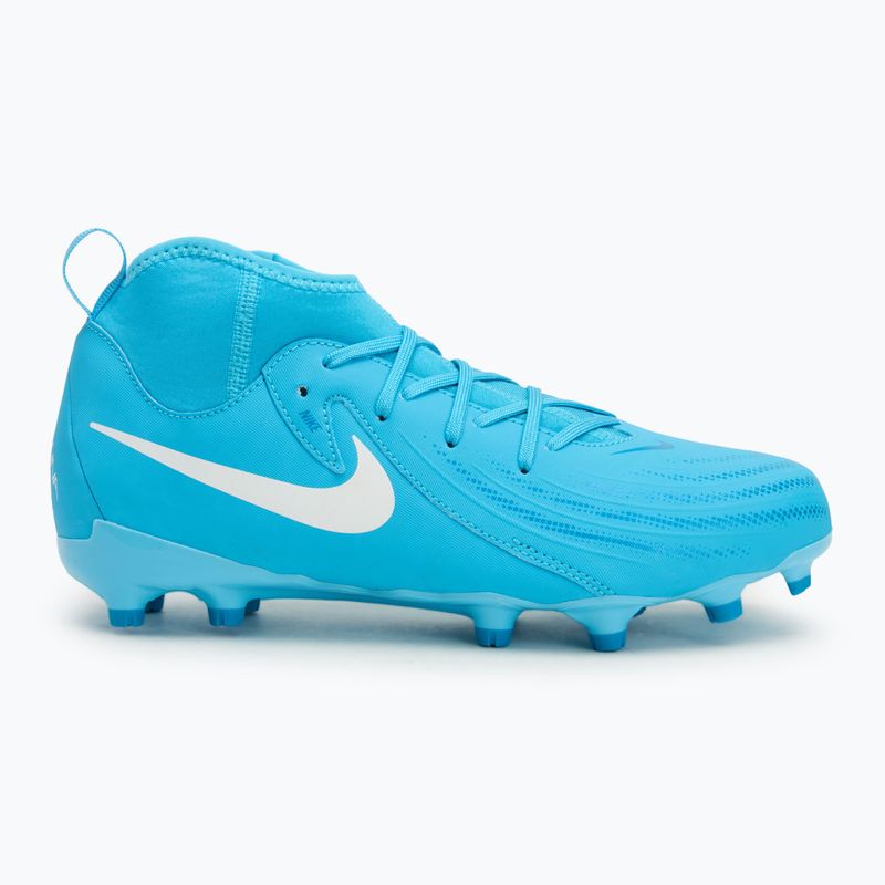 Nike Phantom Luna 2 Academy FG/MG blau fury/weiß Kinder Fußballschuhe 2