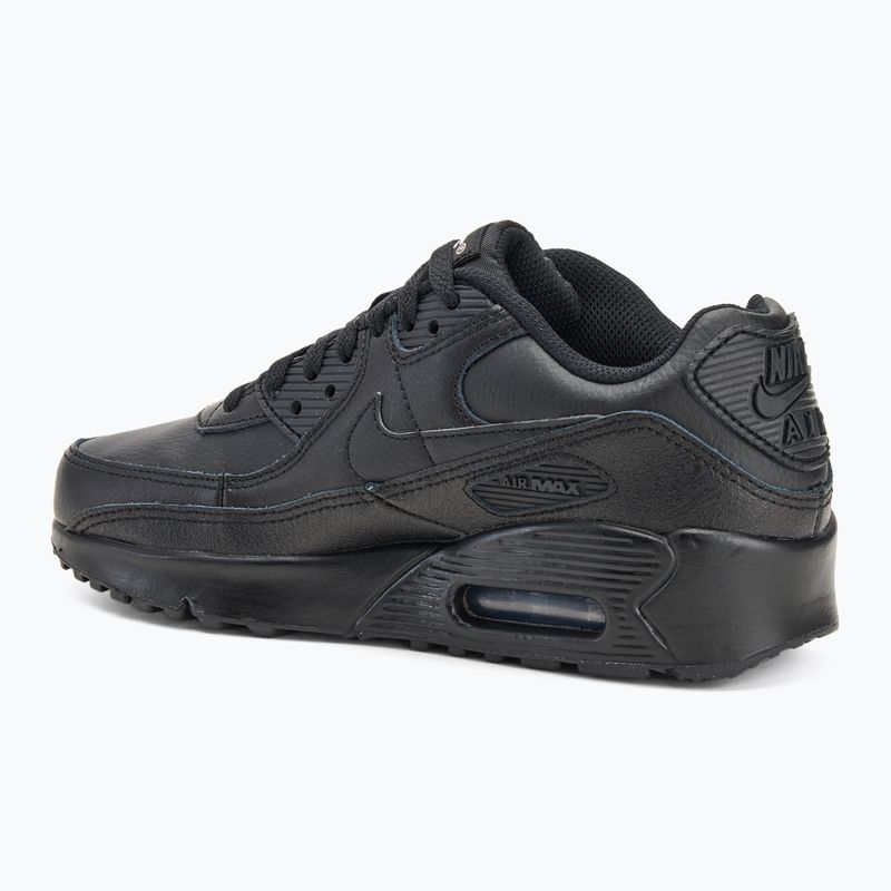 Nike Air Max 90 Kinderschuhe schwarz/schwarz/weiß/schwarz 3