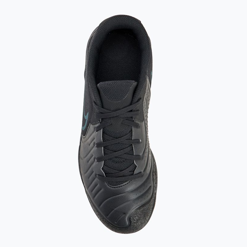 Nike Tiempo Legend 10 Academy IC Kinder-Fußballschuhe schwarz/tief Dschungel/schwarz 5