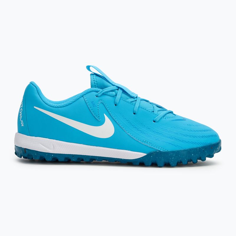 Fußballschuhe Kinder Nike Phantom GX II Academy TF blue fury/white 2