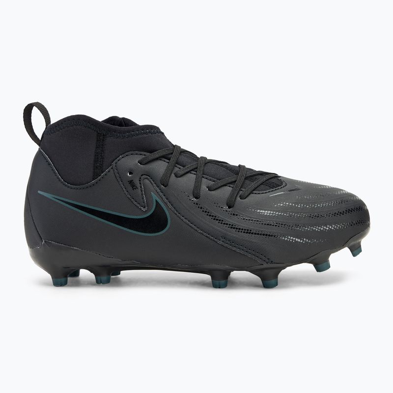 Nike Phantom Luna 2 Academy FG/MG Kinder-Fußballschuhe schwarz/tief dschungel/schwarz 2