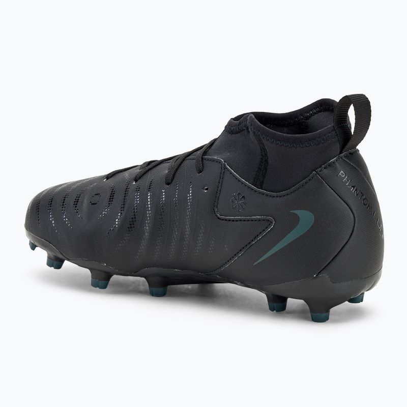 Nike Phantom Luna 2 Academy FG/MG Kinder-Fußballschuhe schwarz/tief dschungel/schwarz 3