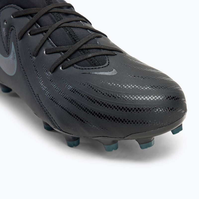 Nike Phantom Luna 2 Academy FG/MG Kinder-Fußballschuhe schwarz/tief dschungel/schwarz 7