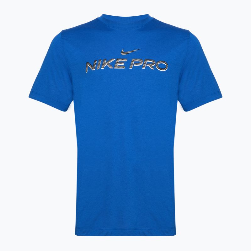 Herren Nike Dri-Fit Fitness Trainings-T-Shirt dame royal